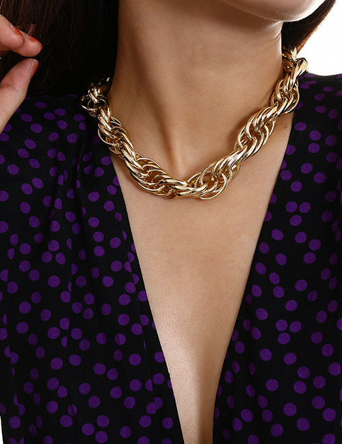 Gold Rope Choker