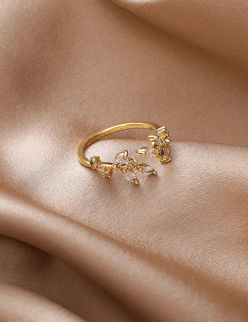 Gold Leaf Ring